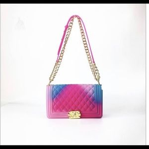 Rose colored crossbody